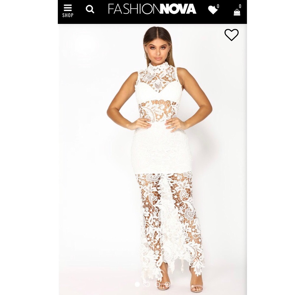 Fashion nova crochet dress